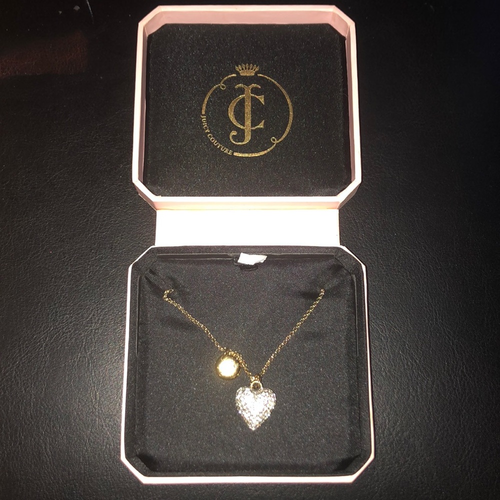 Juicy Couture heart necklace
